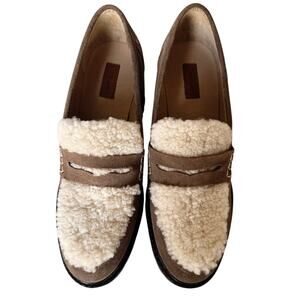 Overland Women’s Isla Water-Resistant Suede Loafers Size US 8.5/EU 39 NEW